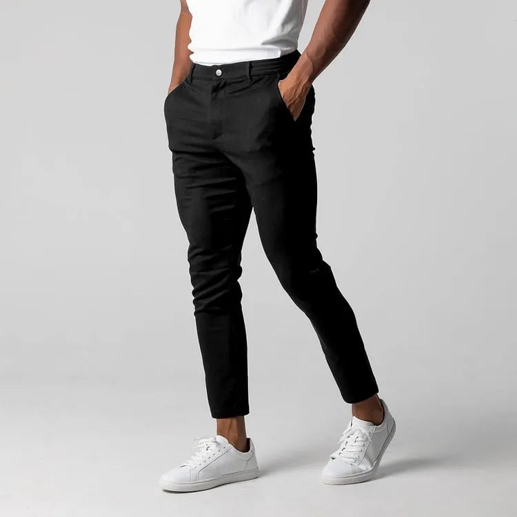 Bruno™ | Pantalón chino elástico de corte slim