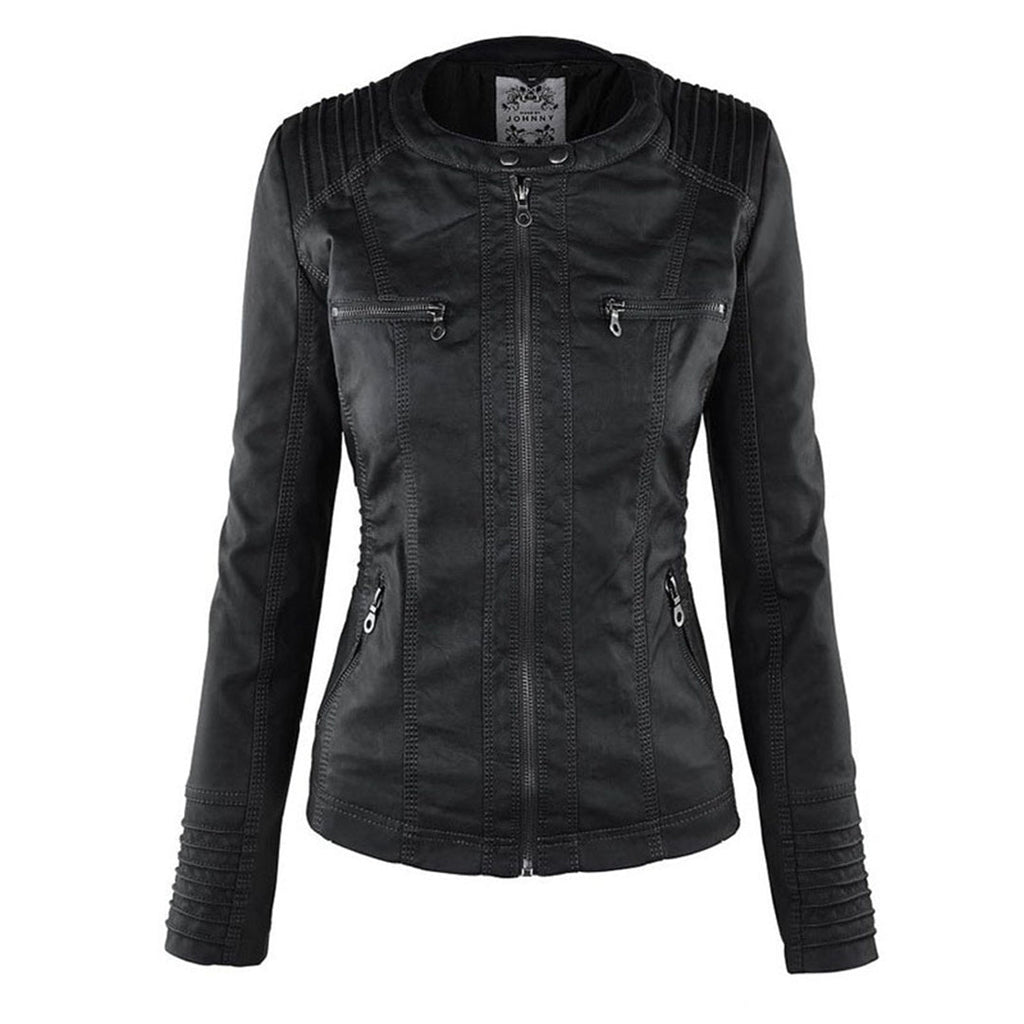 Mariana™ | Chamarra de piel ligera con capucha
