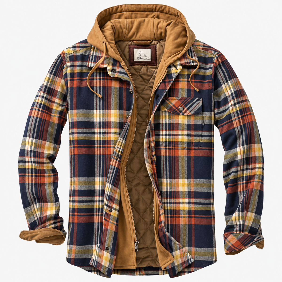 Castell | Chaqueta urbana de cuadros