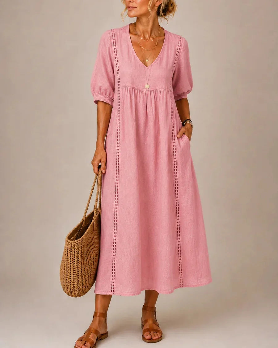 Emelie™ | Vestido midi de verano con vuelo