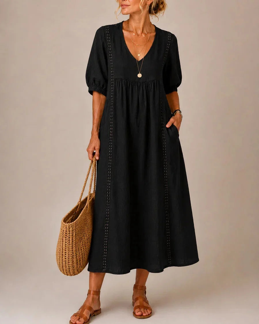 Emelie™ | Vestido midi de verano con vuelo