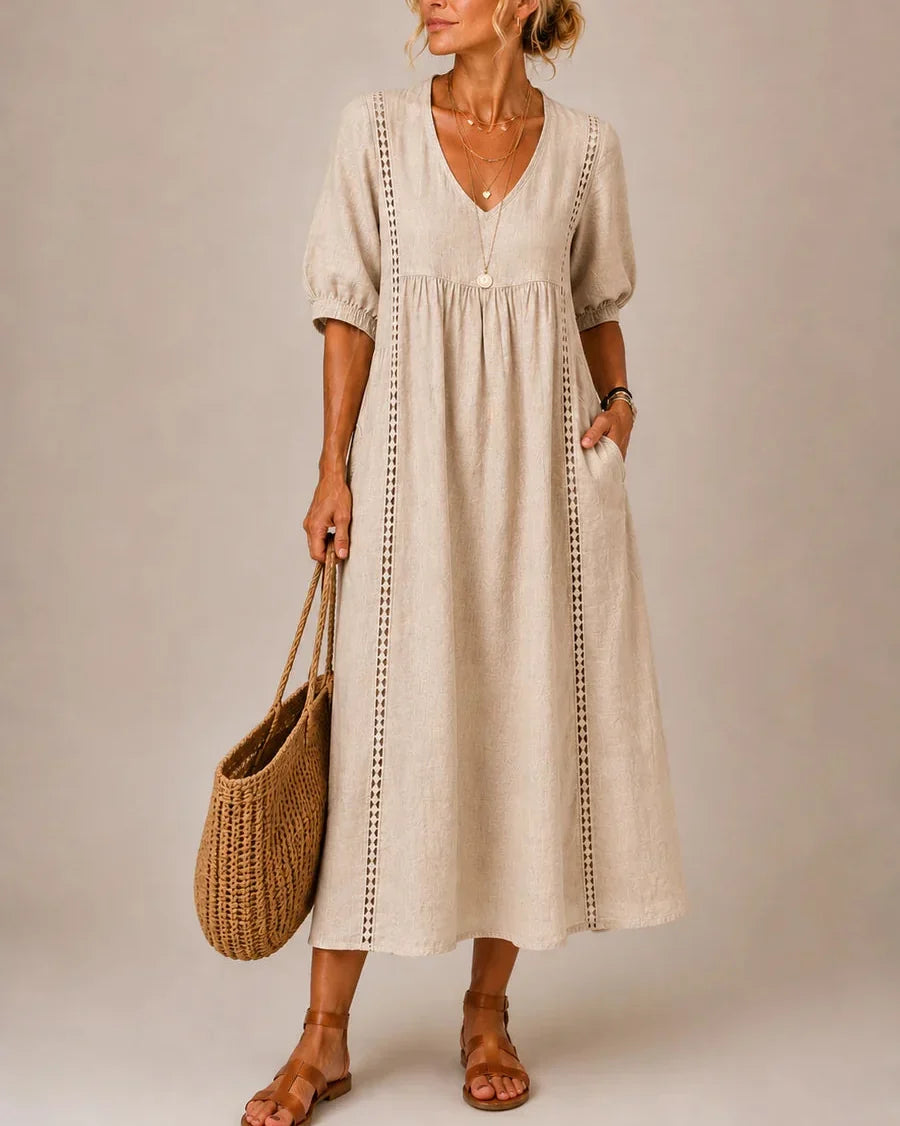 Emelie™ | Vestido midi de verano con vuelo