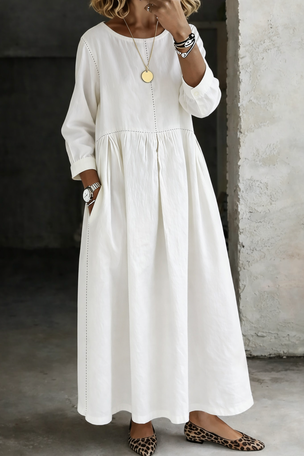 Lucía™ | Vestido Largo de Mezclilla · Cómodo y Favorecedor