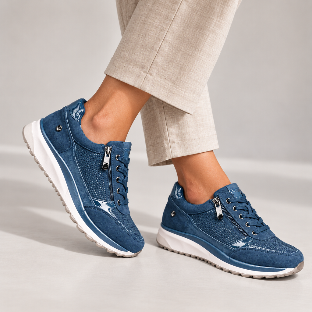 Martina™ | Zapatillas Cómodas con Cierre · Sin Cordones