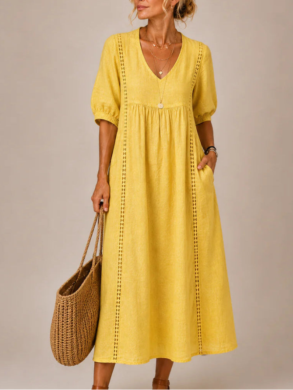 Emelie™ | Vestido midi de verano con vuelo