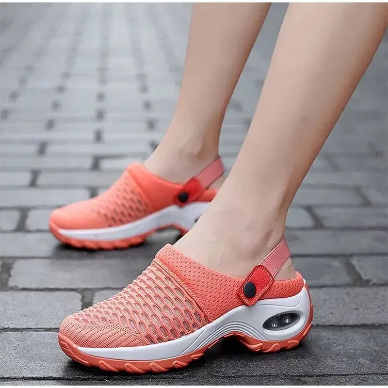 Zapatillas ortopédicas de malla con cámara de aire