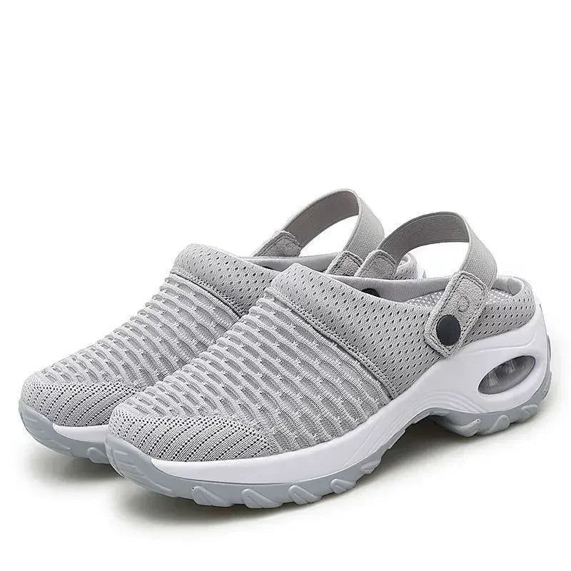 Zapatillas ortopédicas de malla con cámara de aire