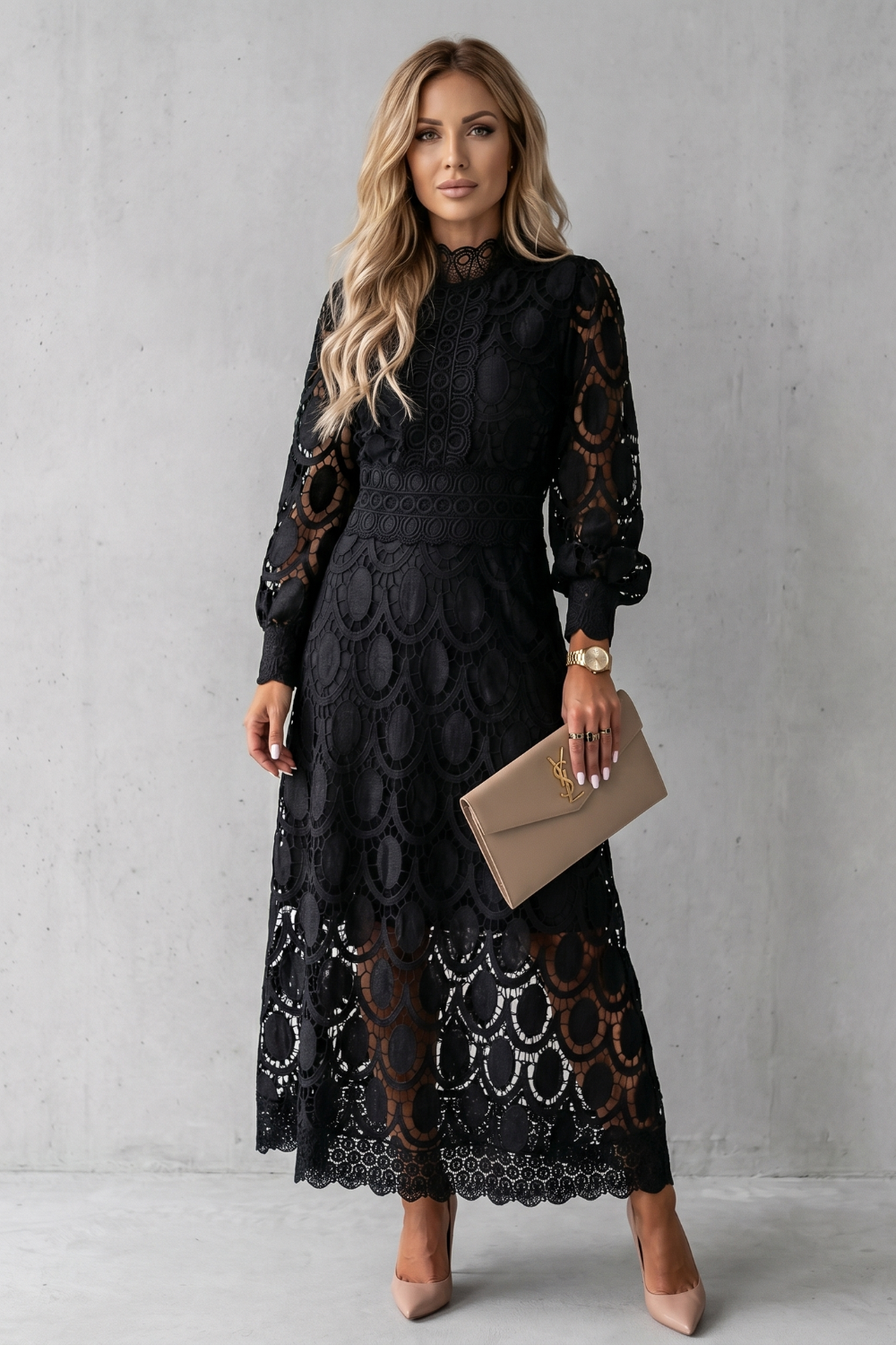 Gabriela™ | Vestido Largo de Encaje · Elegante para Cualquier Ocasión