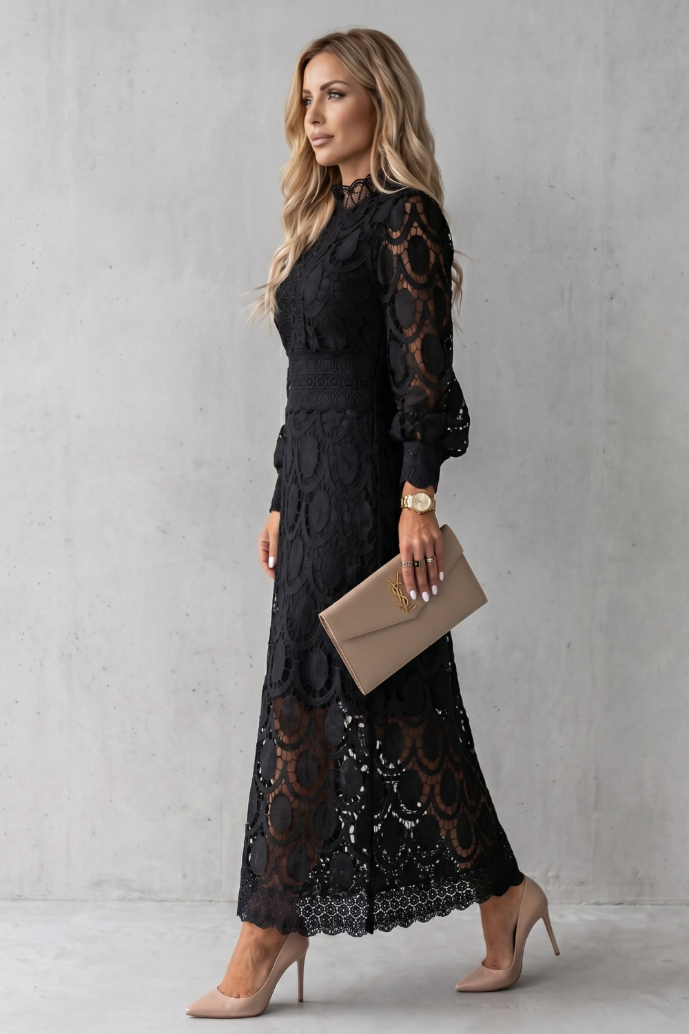 Gabriela™ | Vestido Largo de Encaje · Elegante para Cualquier Ocasión