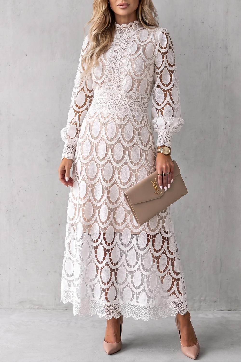 Gabriela™ | Vestido Largo de Encaje · Elegante para Cualquier Ocasión