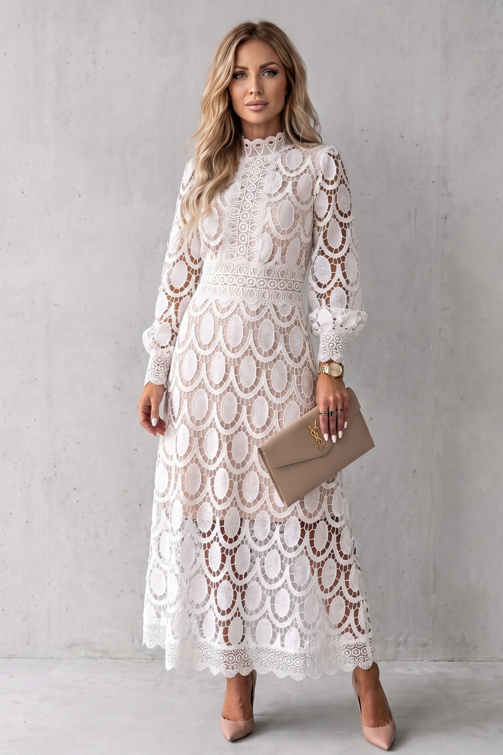 Gabriela™ | Vestido Largo de Encaje · Elegante para Cualquier Ocasión