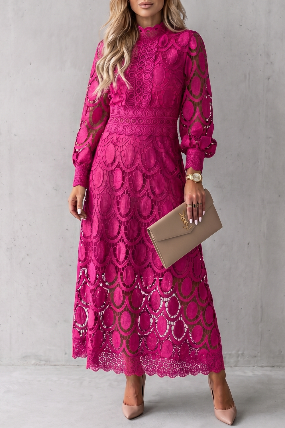 Gabriela™ | Vestido Largo de Encaje · Elegante para Cualquier Ocasión