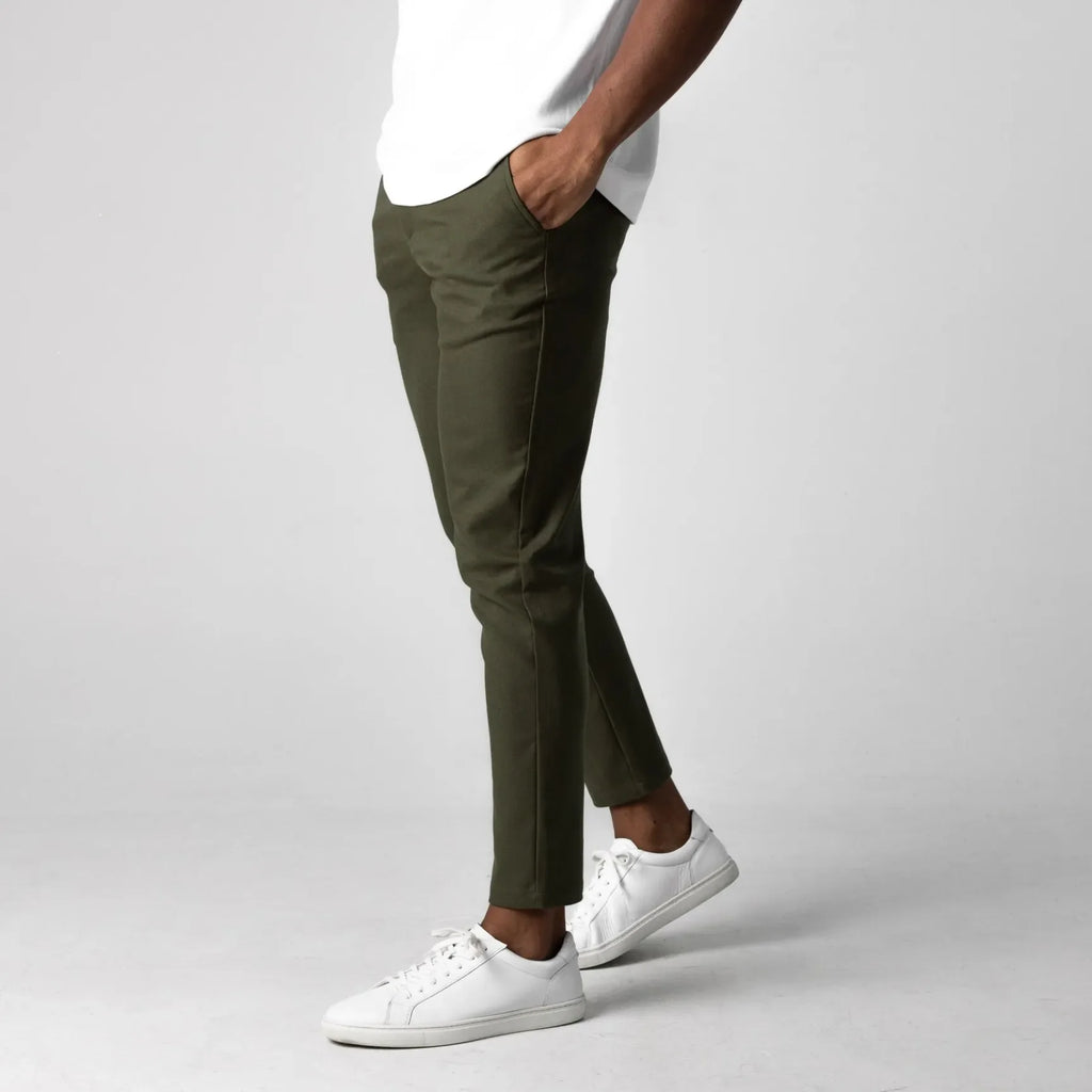 Bruno™ | Pantalón chino elástico de corte slim