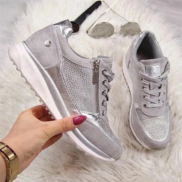 Martina™ | Zapatillas Cómodas con Cierre · Sin Cordones