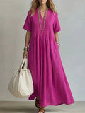 Vestido Marina™ | Largo, fresco y con bolsillos