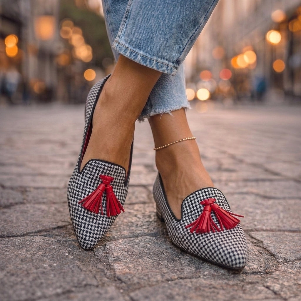 Elena™ | Mocasines de Leopardo · Elegantes y Aptos para Pie Ancho