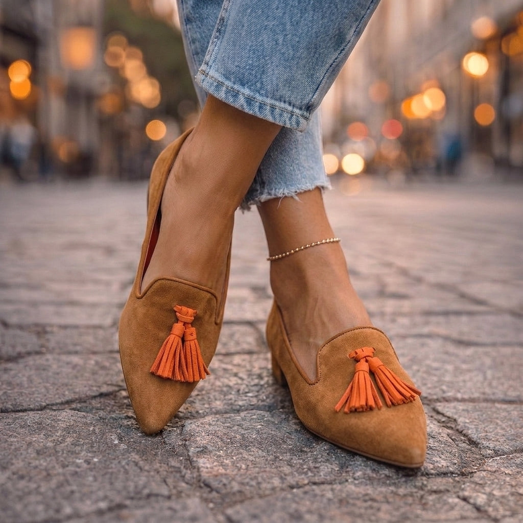 Elena™ | Mocasines de Leopardo · Elegantes y Aptos para Pie Ancho