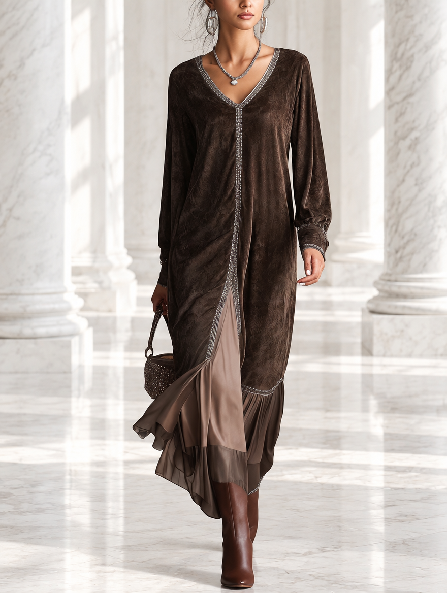 Bianca™ | Vestido de Terciopelo · Elegante y Cómodo
